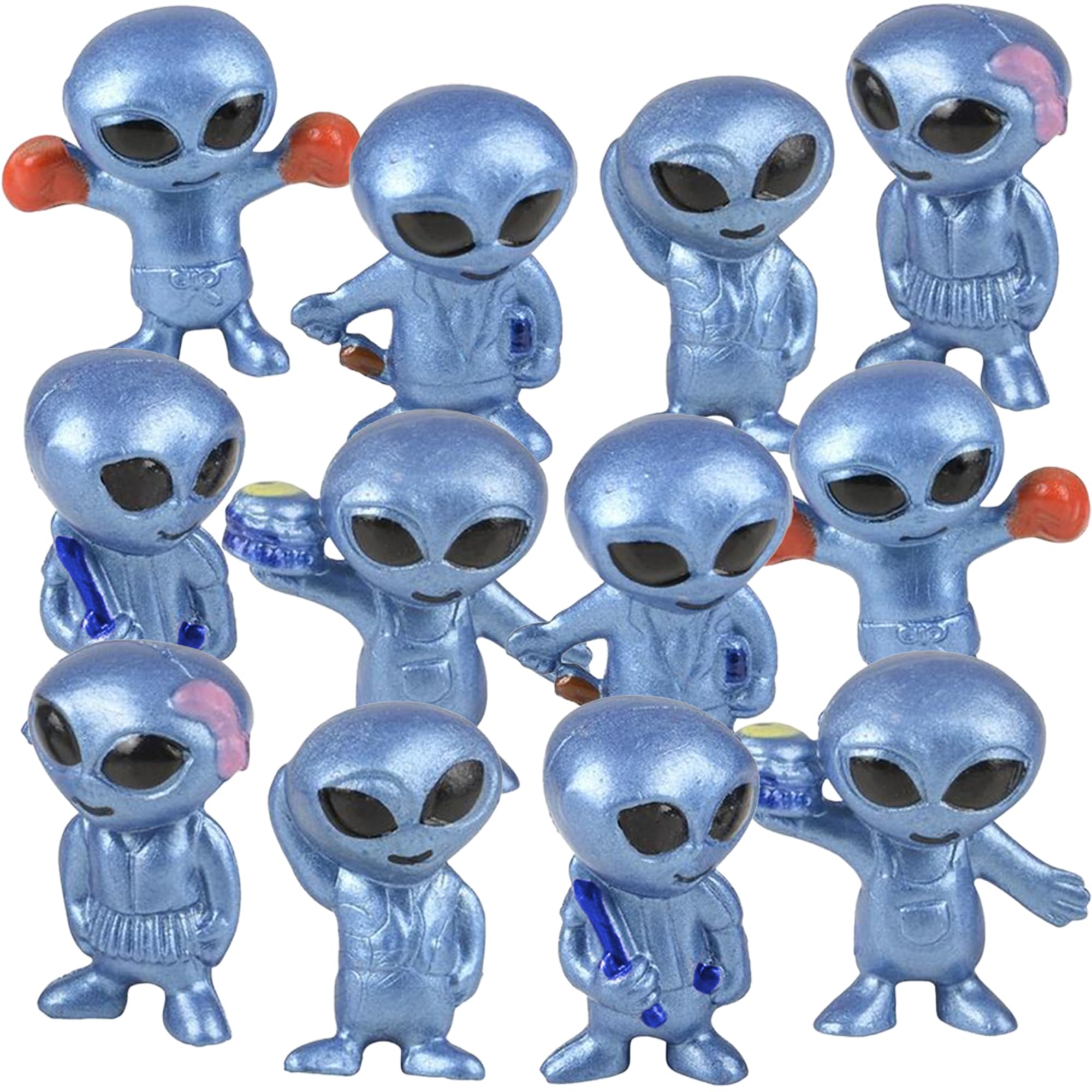 Amazon.com: ArtCreativity Vinyl Alien Figurines (48pcs) - Fun